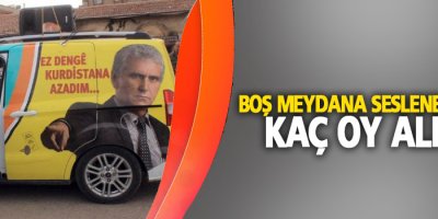 Boş meydana seslenen aday kaç oy aldı ?