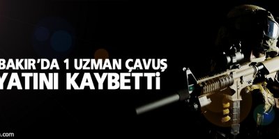 Diyarbakır'da 1 uzman çavuş hayatını kaybetti