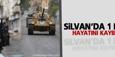 Silvan'da 1 polis hayatını kaybetti