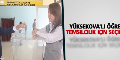 Yüksekova’lı öğrenciler temsilcilik için seçime gitti