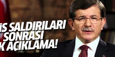 Davutoğlu Paris'teki saldırıyı kınadı