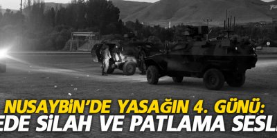 Yasağın 4. günü: İlçede silah ve patlama sesleri