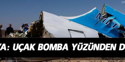 Rusya: Uçak Bomba Yüzünden Düştü