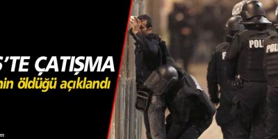 Paris'te operasyon ve çatışma