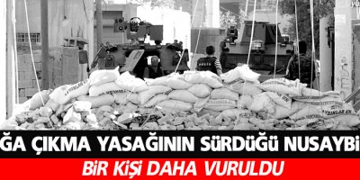 Nusaybin’de bir kişi daha öldürüldü