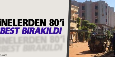 Rehinelerden 80'i serbest bırakıldı
