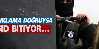 Bu açıklama doğruysa 'IŞİD bitiyor!'
