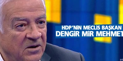 HDP’nin Meclis Başkan adayı Mehmet Fırat