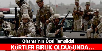 Obama’nın Özel Temsilcisi: Kürtler Birlik Olduğunda…