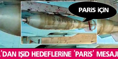 Rusya'dan IŞİD hedeflerine 'Paris' mesajlı füze