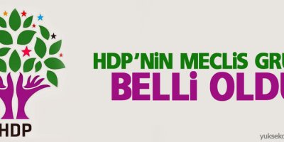 HDP’nin Meclis grubu belli oldu