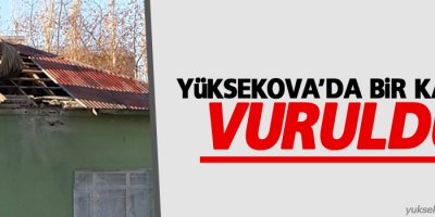 Yüksekova'da bir kadın vuruldu
