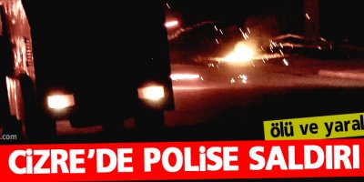 Cizre'de polise saldırı: 1 ölü 2 yaralı