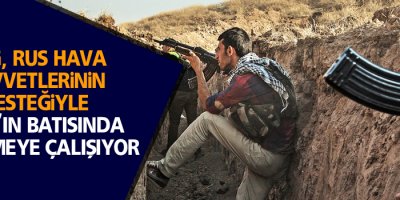 YPG, Rus hava kuvvetlerinin desteğiyle Fırat'ın batısında ilerlemeye çalışıyor