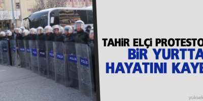 Tahir Elçi protestosunda bir yurttaş hayatını kaybetti