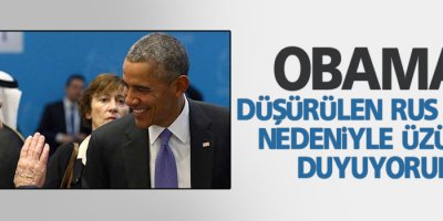 Obama: Düşürülen Rus uçağı nedeniyle üzüntü duyuyorum