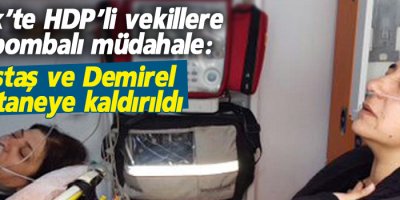 Derik’te HDP’li vekillere gaz bombalı müdahale: vekiller hastaneye kaldırıldı