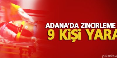 Adana’da öğrencilerin bulunduğu araç trafik kazası yaptı