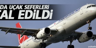Van’da uçak seferleri iptal edildi