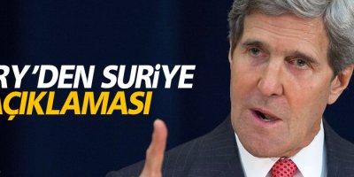 Kerry’den Suriye Açıklaması