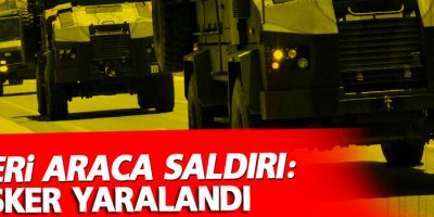 Askeri aracın geçişi esnasında patlama