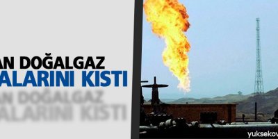 İran gaz vanalarını kıstı