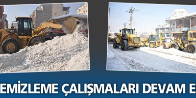 Kar Temizleme Çalışmaları Devam Ediyor