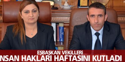 Eşbaşkan vekilleri İnsan Hakları Haftasını kutladı