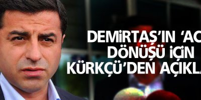 Demirtaş’ın ‘acil’ dönüşü için Kürkçü’den Açıklama