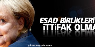 Merkel: Esad birlikleriyle ittifak olmaz