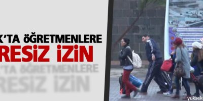 Şırnak'ta yurtlar boşaltıldı öğretmenlere süresiz izin