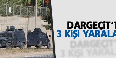 Dargeçit'te 1'i çocuk 3 kişi yaralandı