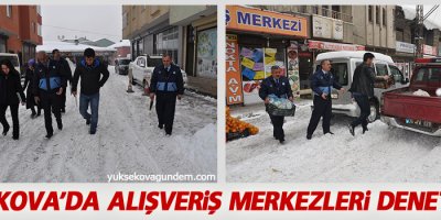 Alışveriş Merkezleri Denetlendi