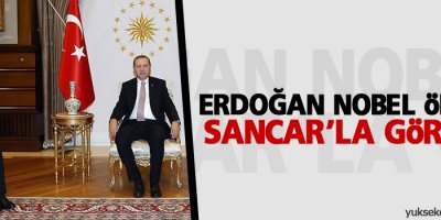 Erdoğan Nobel ödüllü Sancar’la görüştü