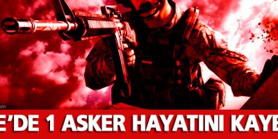 Cizre'de 1 asker hayatını kaybetti