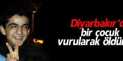 Bir çocuk vurularak öldürüldü