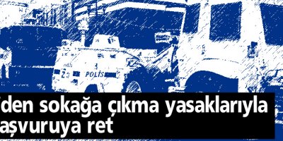 AYM’den sokağa çıkma yasaklarıyla ilgili başvuruya ret