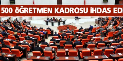 12 Bin 500 öğretmen kadrosu ihdas edilecek