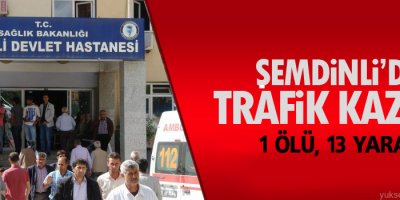 Şemdinli'de trafik kazası:1 Ölü