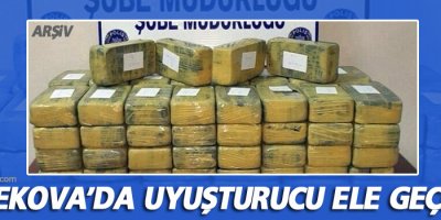 Yüksekova'da uyuşturucu ele geçirildi