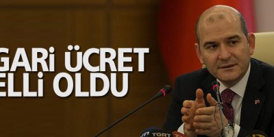 Asgari ücret belli oldu