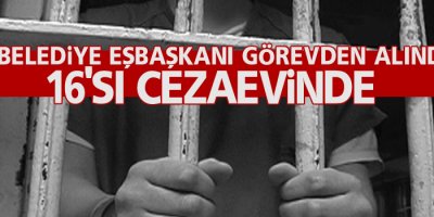 23 Belediye Eşbaşkanı Görevden Alındı, 16'sı Cezaevinde