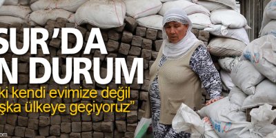Yasağın devam ettiği Sur'da son durum ne?