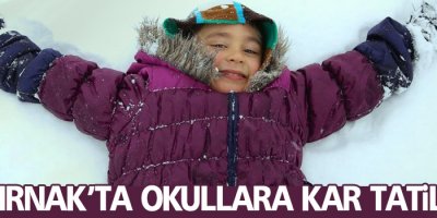 Şırnak’ta okullara kar tatili