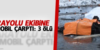 Karayolu Ekibine Otomobil Çarptı: 3 Ölü