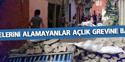 Cenazelerini alamayanlar açlık grevine başladı