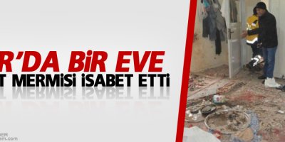 Sur’da Bir Eve Roket Mermisi İsabet Etti