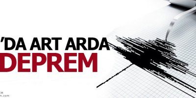 Van'da art arda 2 deprem meydana geldi