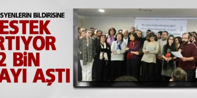 Akademisyenlerin bildirisine destek artıyor: 2 bin imzayı aştı