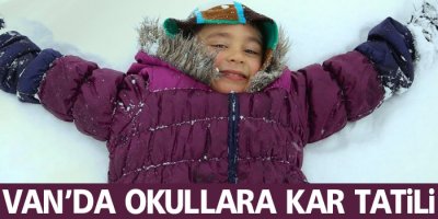 Van'da Okullara Kar Tatili
